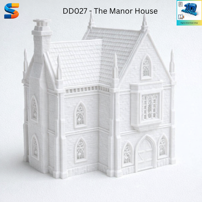 The Manor House 3d Printable Model DD025