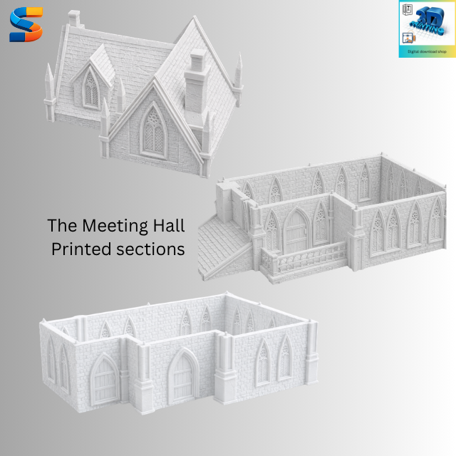 The English Meeting Hall 3d Printable Model DD026