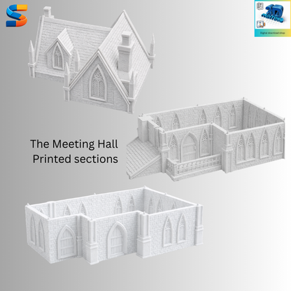 The English Meeting Hall 3d Printable Model DD026