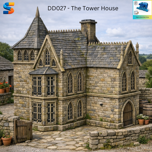 The Tower House 3d Printable Model DD027
