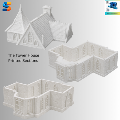 The Tower House 3d Printable Model DD027