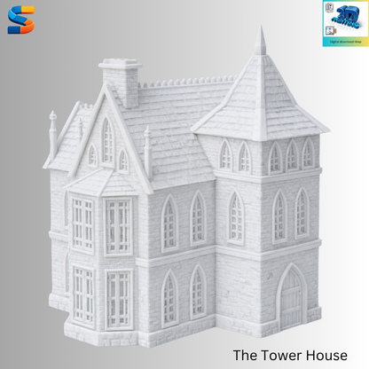 The Tower House 3d Printable Model DD027