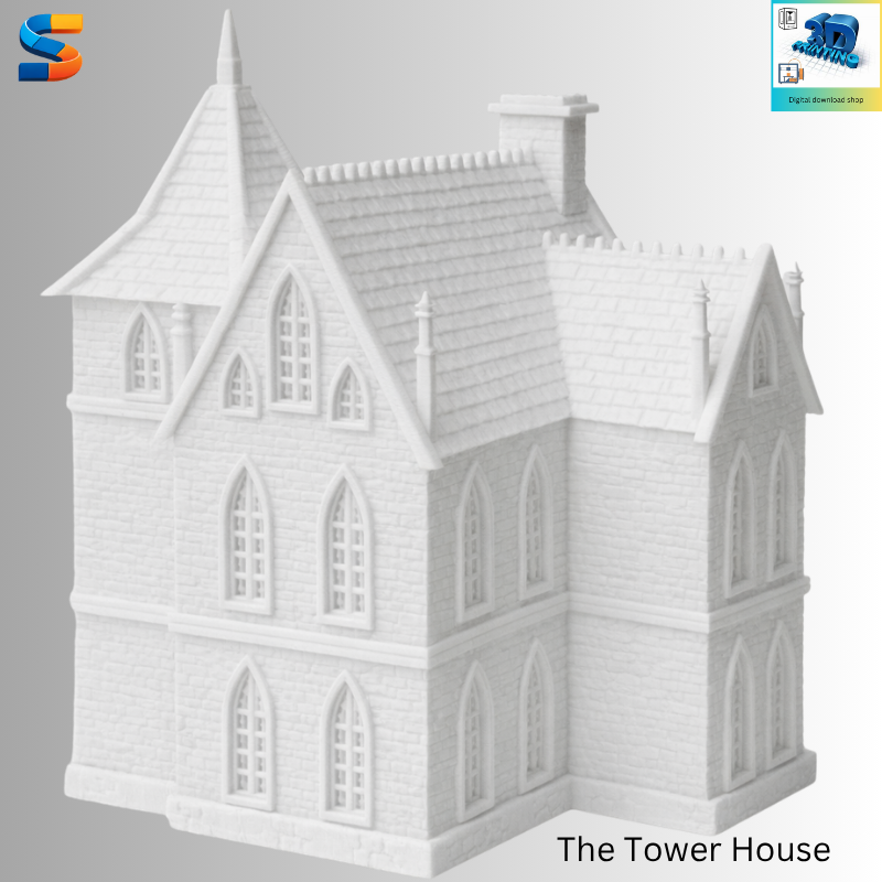 The Tower House 3d Printable Model DD027
