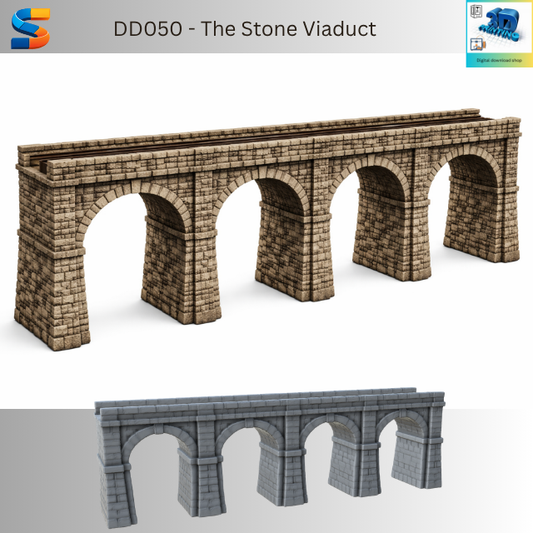 The Stone Viaduct 3d Printable Model DD050