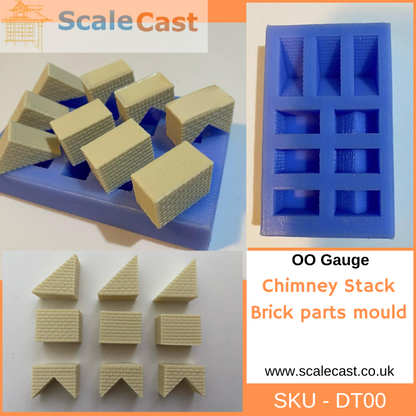 DT00 Chimney Base Sections - OO Gauge