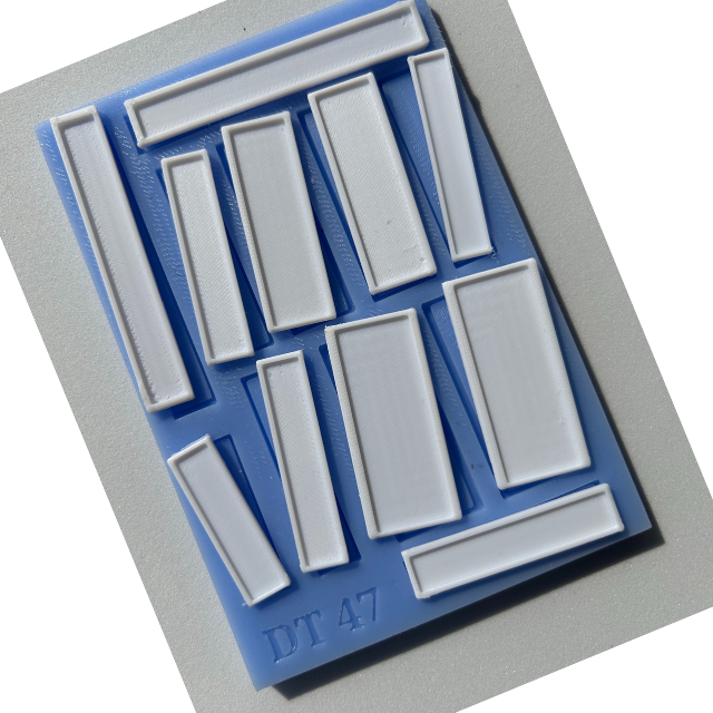 Model Railway Sign Boards mould - OO Gauge DT47