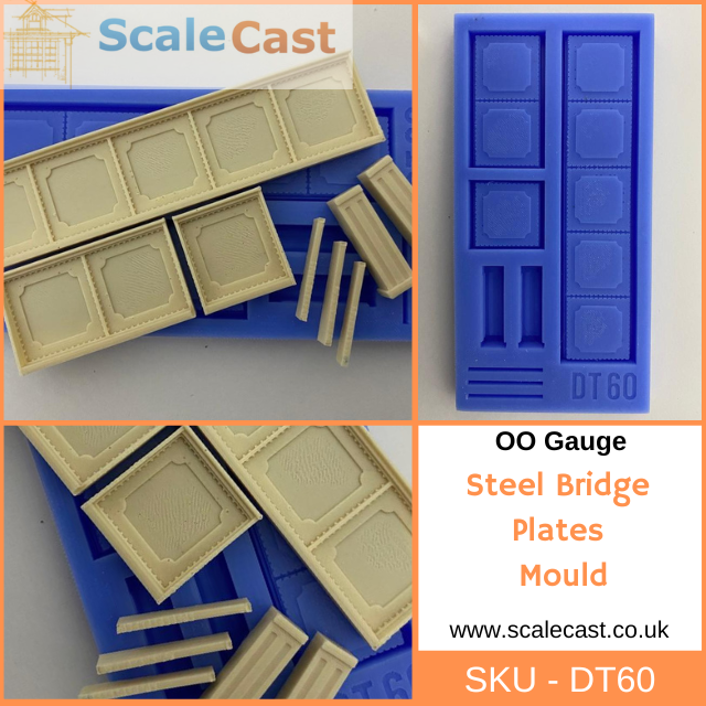 Steel Bridge Plates Sections - DT60 - OO Scale