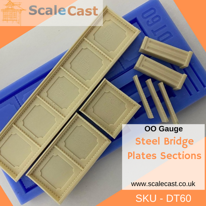 Steel Bridge Plates Sections - DT60 - OO Scale