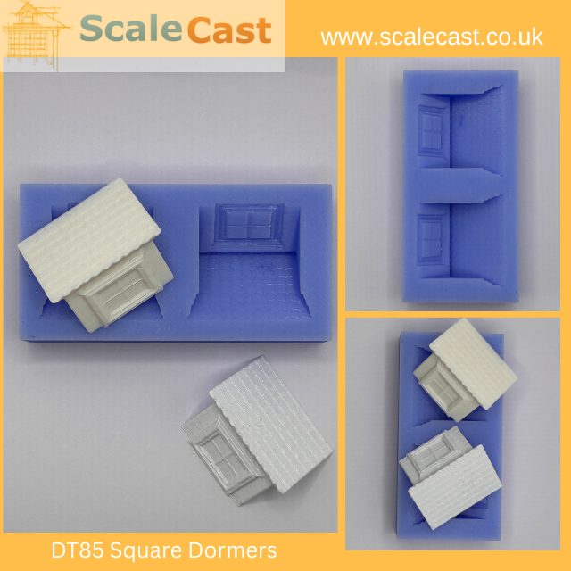 DT85 Square Dormers for model railway scenery