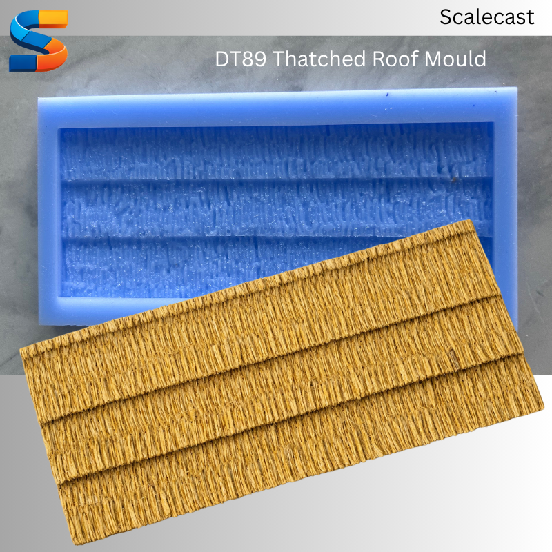 Thatched Roof Mould For Model Railway Scenery DT89