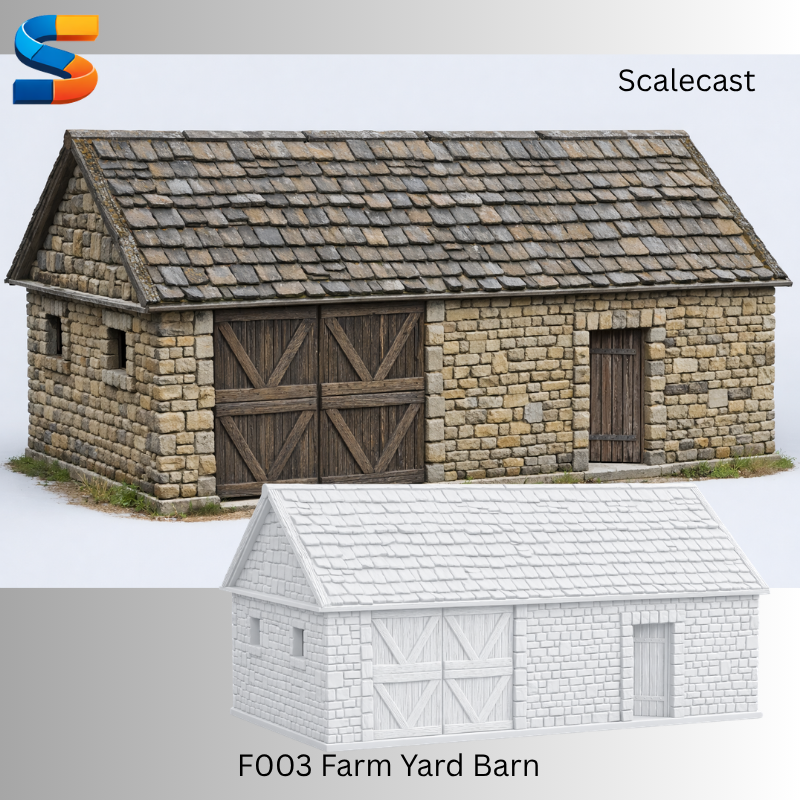 Farmyard Barn 3d Printable Model F003