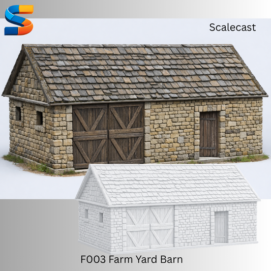 Farmyard Barn 3d Printable Model F003