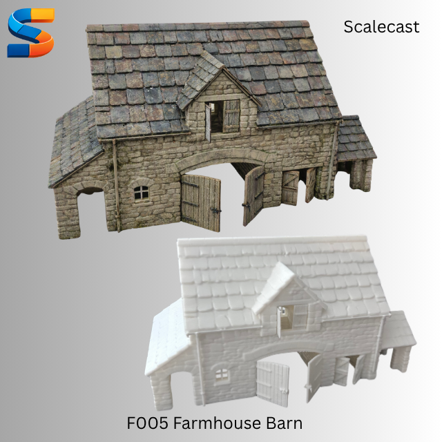 The Farm Yard Stone Barn 3d Printable Model F005
