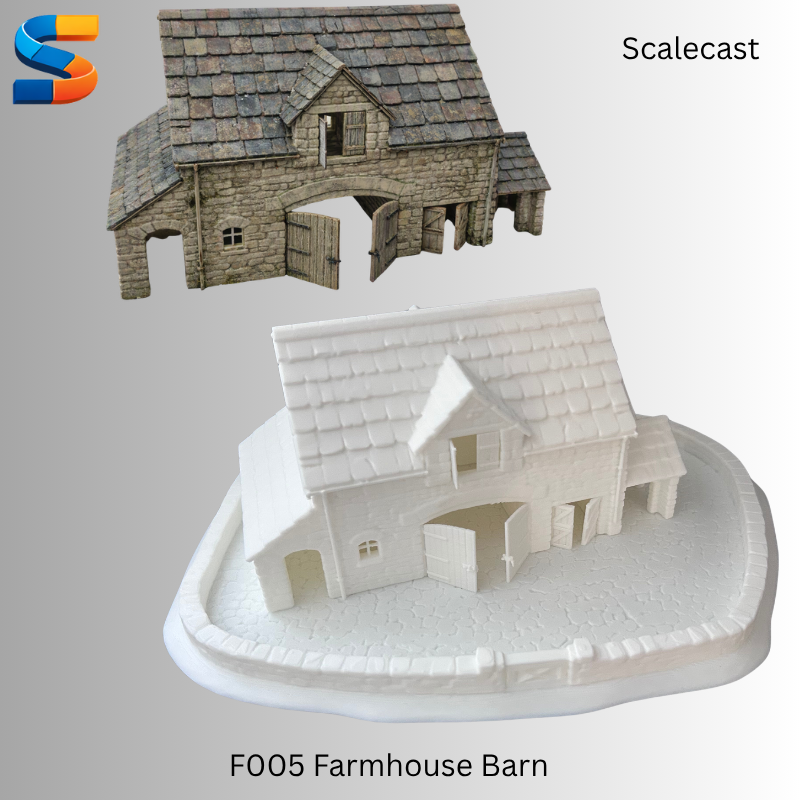 The Farm Yard Stone Barn 3d Printable Model F005
