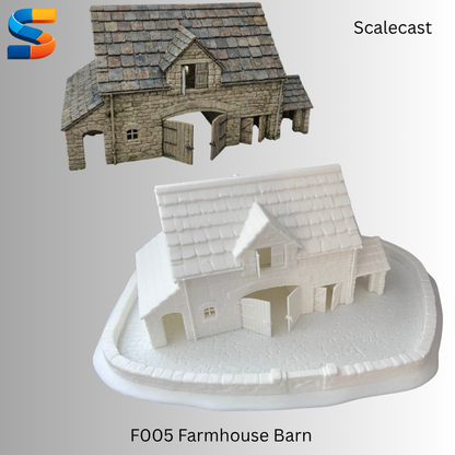 The Farm Yard Stone Barn 3d Printable Model F005