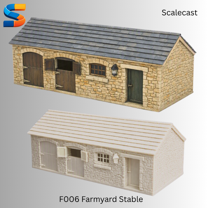 Farmyard Stone Stable 3d Printable Model F006