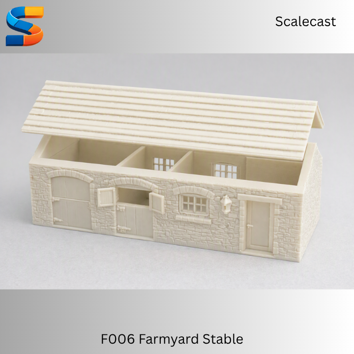 Farmyard Stone Stable 3d Printable Model F006