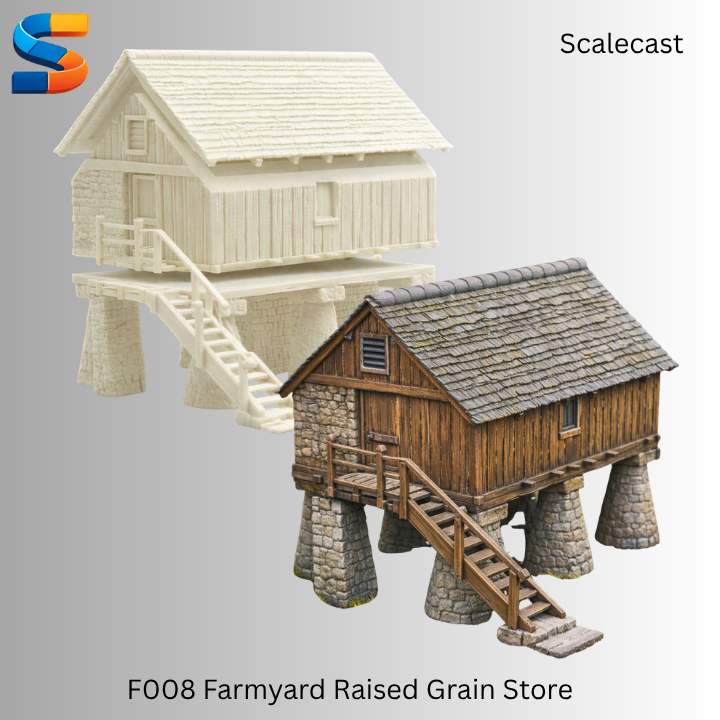 Old Farmyard Raised Grain Store F008
