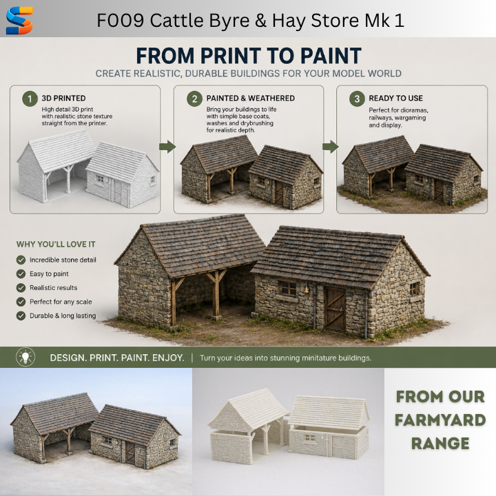 Cattle Byre and hay Store MK1 - F009