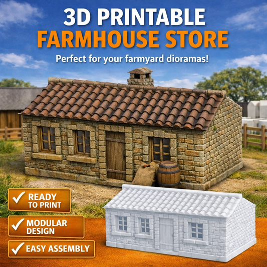 Farmhouse Store - 3d printable Model F002