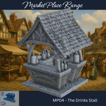 The Market Place - The Drinks Stall - Printable MP04