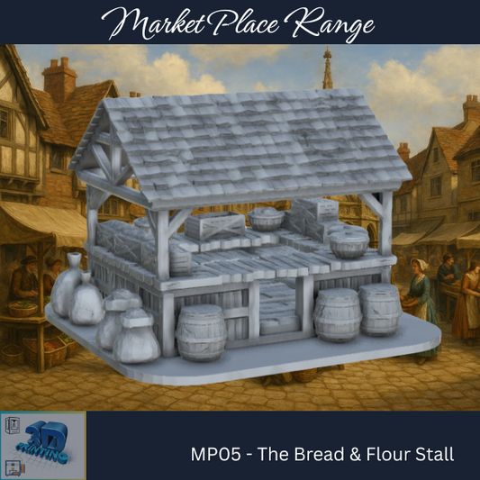 The Market Place - The Bread & Flour Stall - Printable MP05