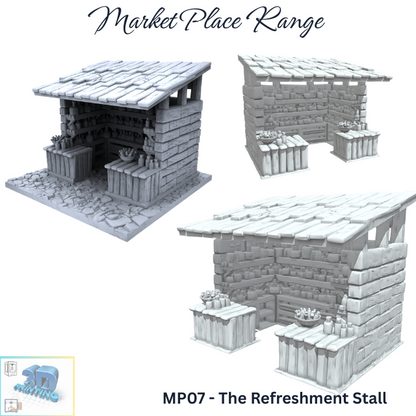 The Market Place - The Refreshment Stall - Printable MP07