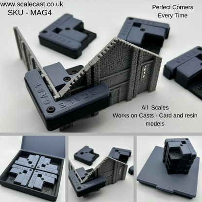 NEW Magnetic Corner Clamps - 4 sets - For model construction MAG4c