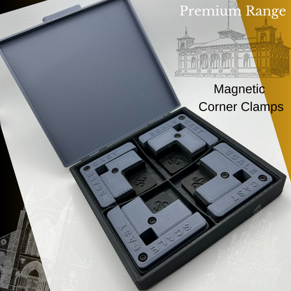 NEW Magnetic Corner Clamps - 4 sets - For model construction MAG4c