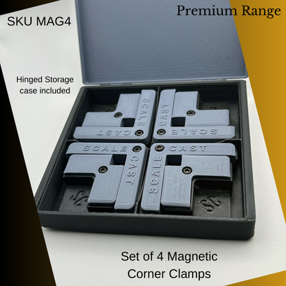 NEW Magnetic Corner Clamps - 4 sets - For model construction MAG4c