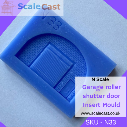 N Gauge Roller Shutter Door Closed Tunnel Insert - N33