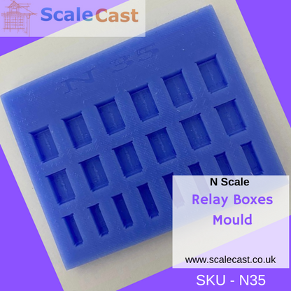 N35 N Gauge Relay boxes mould - for model Railways