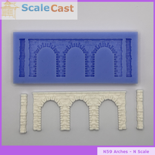 N Gauge Triple arches and Pillars  - N59