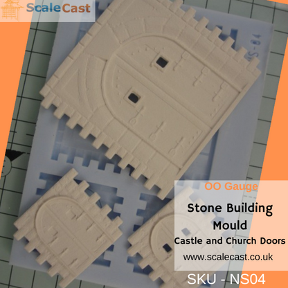 Stone Buildings NS04 Mould - Model Railway Scenery OO Gauge