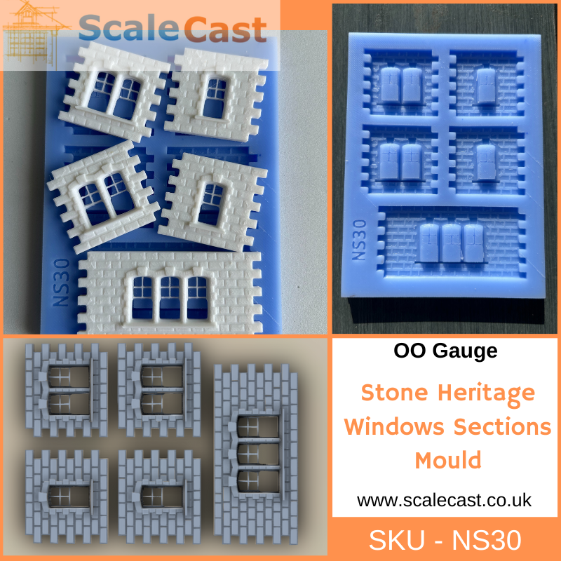 NS30 Heritage Windows Tiles - OO Scale - NEW Release