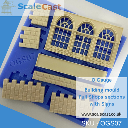 OGS07  Historic Shops Section Mould O Scale