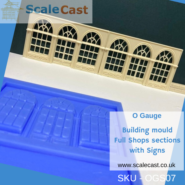 OGS07  Historic Shops Section Mould O Scale