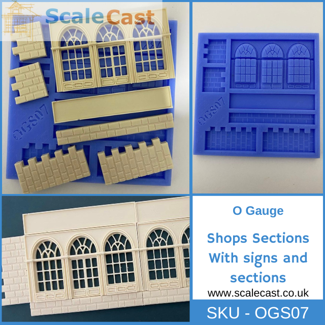 OGS07  Historic Shops Section Mould O Scale