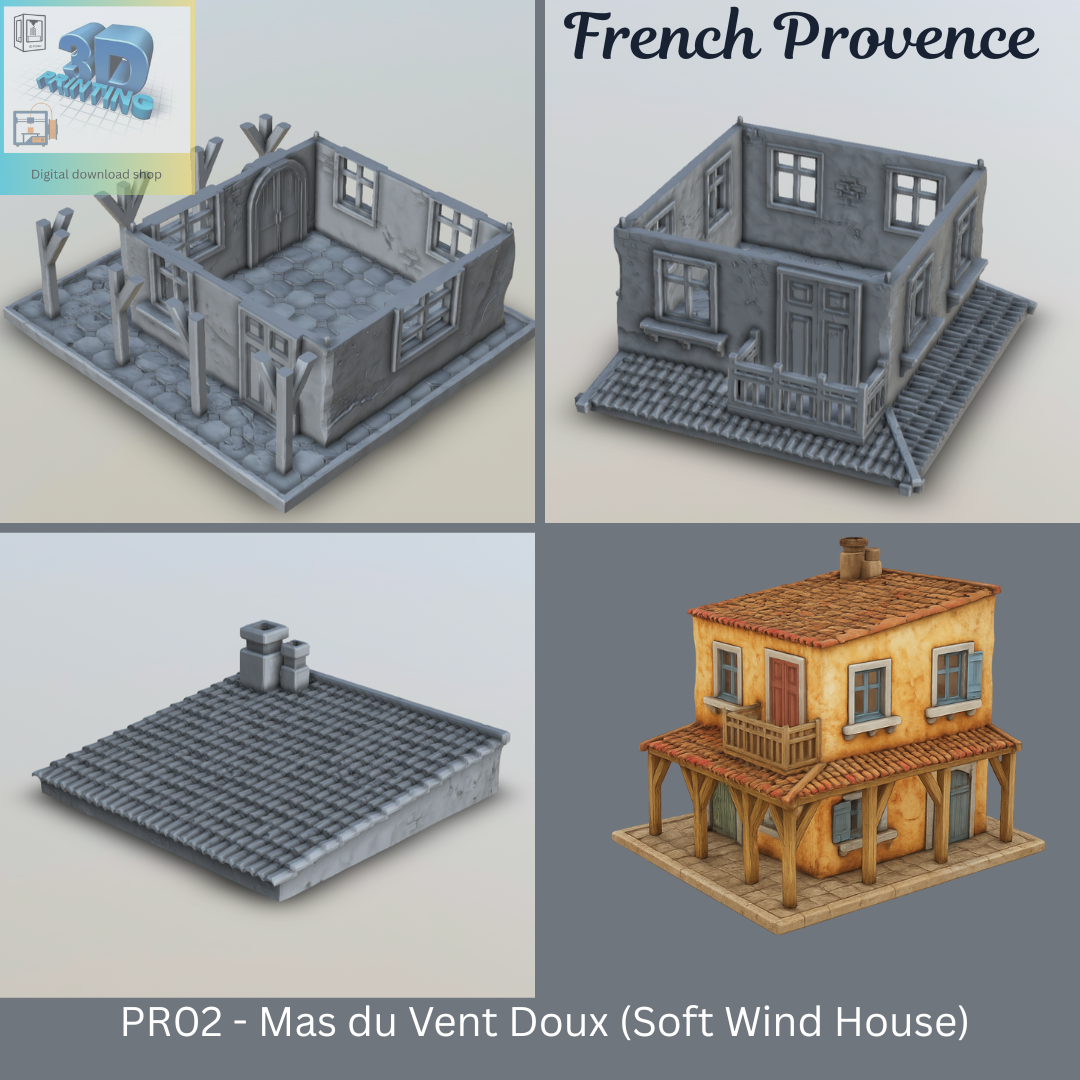 Soft Wind House PR02 - 3d Printable Model