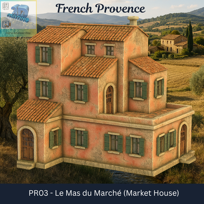 Provence Market House PR03 - Printable Model