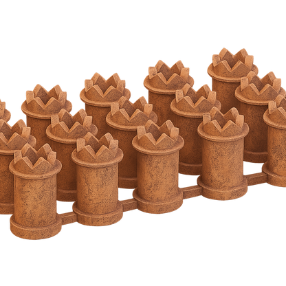 Set of Round base chimney pots - PT002 - OO Scale