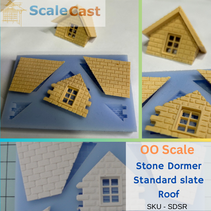 Stone Dormer Standard Roof - SDSR - Model Railway Scenery OO Gauge