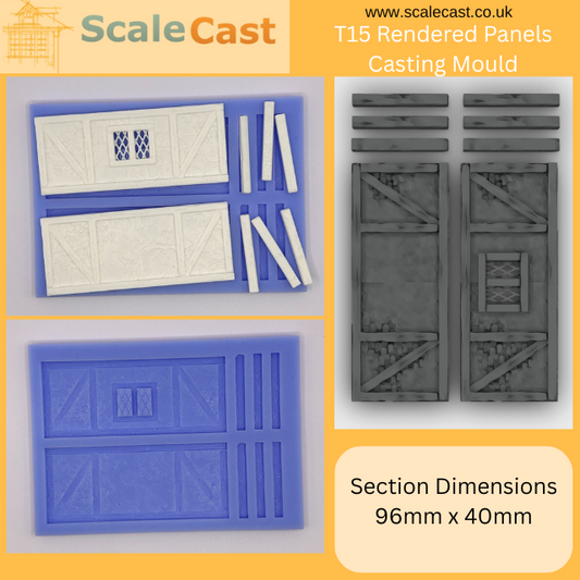 Timber & Render theme - Render 96x40 sections mould T15