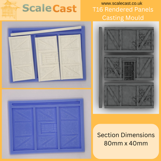 Timber & Render theme - Render 80x40 sections mould T16
