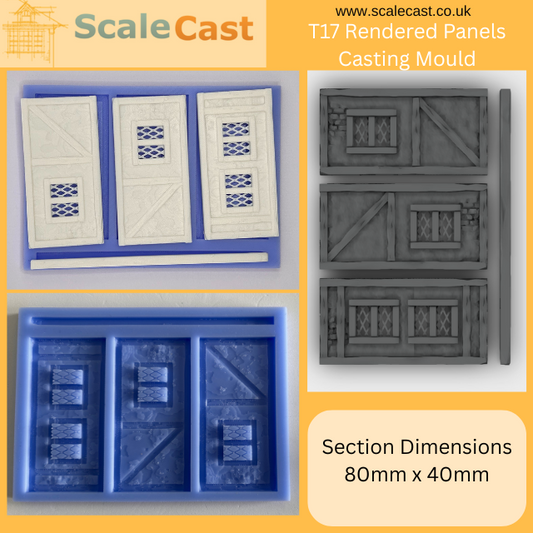 Timber & Render theme - Render 80x40 Window sections mould T17