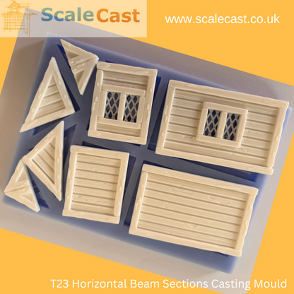 Timber & Render theme - Horizontal Beam Window and Apex sections mould T23