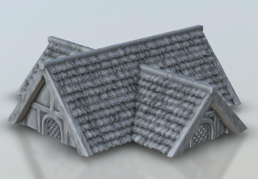 Greystoke - Buttercup Cottage GV03 printable model 28mm and HO/OO scale
