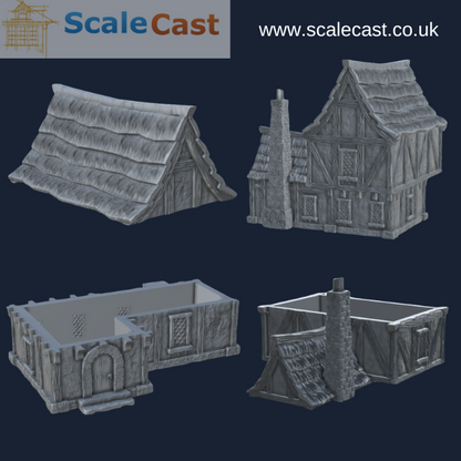 Wereburg 3d Printable Thatched Cottage  - WB106