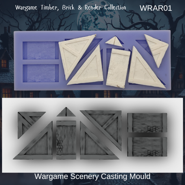 Wargame Building APEX Sections Mould - WRAR01