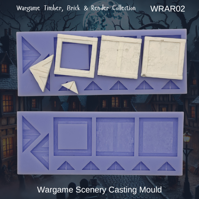 Wargame Building APEX extended Sections Mould - WRAR02